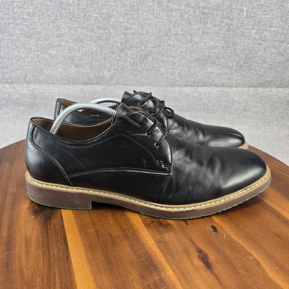 Nunn Bush Other - Nunn Bush Mens Dress Shoes Black Leather‎ Oxfords Lace Up Comfort Size 11.5M